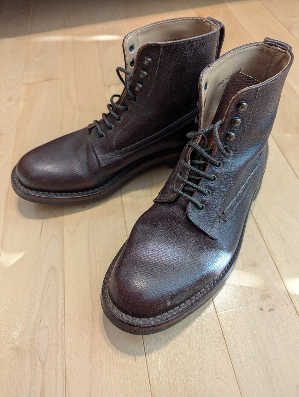 Grenson Men's Horween Leather Boots Made In England